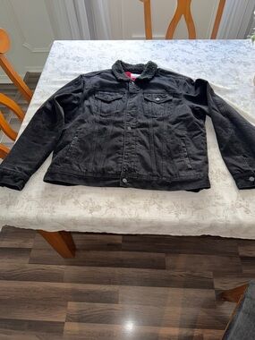 Old Navy Black Sherpa-Collar Jacket
